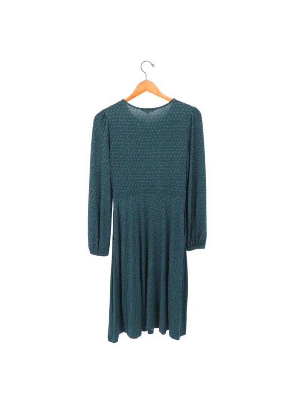 Boden Camille Jersey Knit Midi Long Sleeve Dress Blue Green 6P 6 Petite - Picture 7 of 7